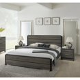 thumbnail image 6 of Roundhill Furniture Antique Grey Finish 3-Piece Wood Bed Room Set, Queen Bed and Two Nightstands, 6 of 12