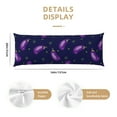thumbnail image 3 of Bingfone Body Pillow Cover Long Pillow Case With Zipper Decorative Bedding Pillowcase 20"X54" Soft Cushion Pillow Case For Bedroom-Eggplant, 3 of 8