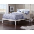 thumbnail image 1 of AFI Metro Full Solid Wood Platform Bed with Charging USB in White, 1 of 6