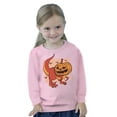 thumbnail image 3 of Awkward Styles Halloween Toddler Long Sleeve Shirt Pumpkin Dinosaur Kids T-Shirt, 3 of 5