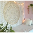 thumbnail image 3 of Gypsie Blu Mandala Twin Hippie Wall Tapestry Boho Wall Hanging Beach Bedspread Living Room Decor Bedsheet Tapestries, 3 of 3