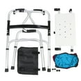 thumbnail image 2 of Folding Walker with , Slip Resistant Walker for Seniors Lightweight  for Bath, 2 of 7