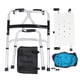 thumbnail image 2 of Andador Plegable Con Asiento, Aleación De Aluminio, Antideslizante, PVC, Brazos Suaves, Altura Ajustable, Andador Para Personas Mayores, Capacidad De Peso De 396,8 Lb Para, 2 of 7