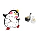 thumbnail image 5 of Reloj De Pared De Madera Con Forma De Cisne Pingüino Y Figura Decorativa Para Dormitorio Y Mesa, Accesorio Multifuncional E Ingenioso Para El Hogar., 5 of 8