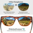 thumbnail image 3 of Polarized Vintage Sunglasses with 100% UV protection, 3 of 6