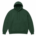 thumbnail image 2 of Trgacdwlo Oversized Hoodie Men Solid Color Long Sleeve Hooded Sweatshirts for Men Workout Fall Winter Pullover for Men with Pocket Dark Green 5XL, 2 of 6