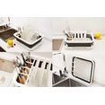 thumbnail image 3 of GINFH Collapsible Dish Drying Rack with Drainboard Portable Dish Drainer Foldable Drying Dish Storage Rack Silverware Organizer Camping RV Kitchen Accessories and Outdoor Activities, 3 of 8