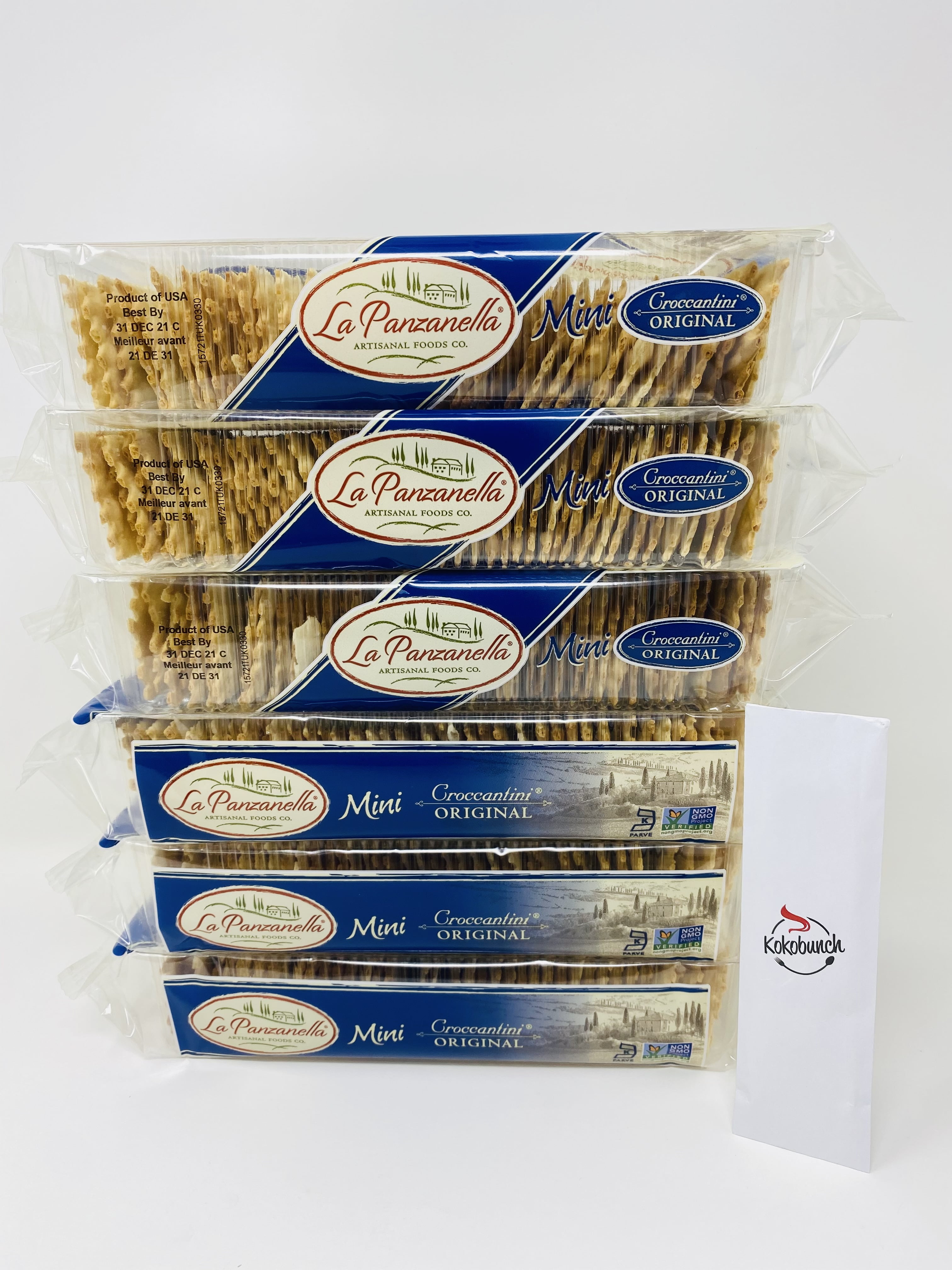 La Panzanella Artisan Crackers Mini Croccantini Original Gourmet