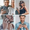 thumbnail image 2 of Designed for iPhone SE Case 2022/2020, Designed for iPhone 7 8 Case, Silicone Ultra Slim Shockproof Phone Case with [Soft Microfiber Lining], 4.7 inch, Spacy Gray, 2 of 13