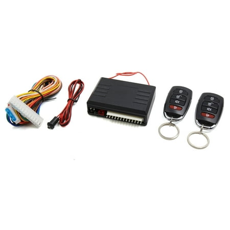 Car Alarm Keyless Entry System Automatic Switch Lock Set w Remote