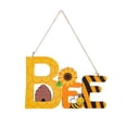 thumbnail image 1 of Bee Day Letter Hanger, Door Sign Hanger, Yellow Bee Wood Decor, 1 of 4