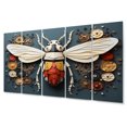 thumbnail image 2 of Designart "Tiny Wonders Insects Bugs wall decor I" Animals Metal Wall Art Set, 2 of 5