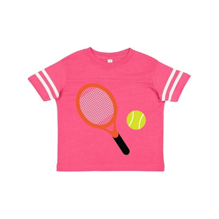 

Inktastic Tennis Racket and Ball Gift Toddler Boy or Toddler Girl T-Shirt