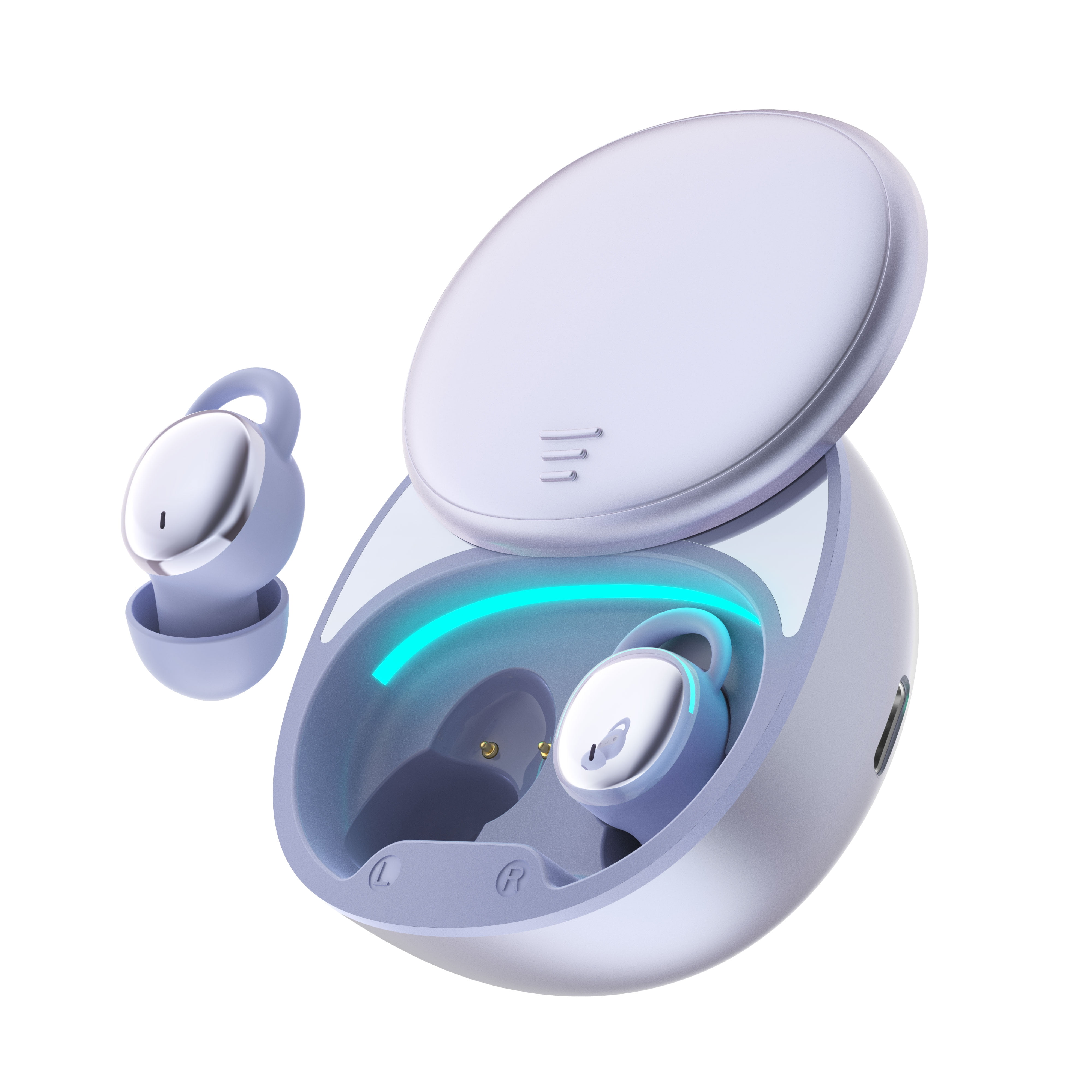 LX410PRO Sleep Earbuds for Side Sleepers, Wireless Noise Cancelling Sleep Headphones with Sleep Mode, LED Power Display, Comfort Fit for Sleeping, Working, Hiking