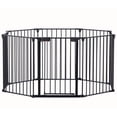 thumbnail image 3 of Noaman 200" Extra-Wide Safety Gate with 8 Panels - Expandable Metal Play Yard for Large Spaces, Baby & Pet Proof Barrier, 3 of 15