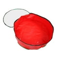 thumbnail image 3 of 1pc Christmas Wreath Storage Bag Wreath Storage Container Holiday Party Decor with Clear Window, 3 of 7