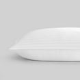 thumbnail image 3 of NY&C Home Cotton Shell Pillow Striped Hotel Collection Design Down Alternative Filling, White, 20" x 28", 3 of 3