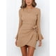 thumbnail image 1 of Vestido Mujer, Poliéster Transpirable Vestido Manga Larga Cómodo Cuello Redondo Para Trabajar Para Ir De Compras ANGGREK Otros, 1 of 8