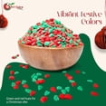 thumbnail image 4 of NY SPICE SHOP Christmas Sprinkles - 08 Ounce - Red & Green Sprinkles - Christmas tree Sprinkles - Christmas Baking Sprinkles - Cupcake Decorations - Cookie Decorating Supplies - Fancy Sprinkles, 4 of 7