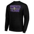 thumbnail image 2 of Men's Starter Black Minnesota Vikings Team Mesh Print Graphic Pullover Sweatshirt, 2 of 3