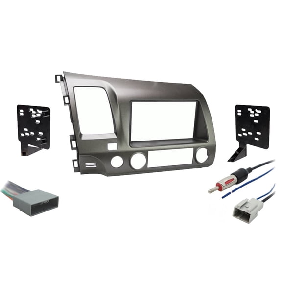 Metra Honda Civic 2009-2011 Single/Double DIN Stereo Radio Install Dash Kit, Taupe