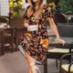 thumbnail image 3 of Easygdp Woodland Creatures Floral para Vestido Transpirable de Mujer, Vestido Suelto de Manga Corta con Pliegues y Bolsillos para el Verano, 3 of 6