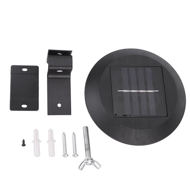 Lámpara solar para cerca Jadeshay impermeable 9 LED Luz solar LED elegante moderna