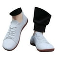 Black Sneakers for Men Rich Shock Absorption RisingFalling Autumn