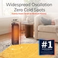 thumbnail image 3 of Lasko CT16450 Black 1500W 2 Speed, Oscillating, Thermostat Ceramic Tower Space Heater, 3 of 14