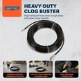 thumbnail image 3 of Shop Tuff Heavy-Duty Clog Buster Drain Cleaner, 100 Ft Sewer Jet Hose, 4800 PSI, 3 of 8