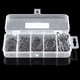 thumbnail image 1 of 50 piezas/caja de anzuelos de pesca con desplazamiento, manivela, gusano, plantilla, acero de alto carbono, accesorios de pesca, herramientas, 1 of 10