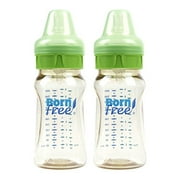 Born Free Twin Pack Wide Neck Bottles, 9-Ounce