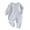 Blue, variant on Jalioing Infant Boys Girls Romper Long Sleeve Cotton Clothes Solid Color Footless Jumpsuit Fall Comfy Bodysuit for Baby
