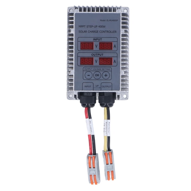 Controlador de carga de batería Solar Sincero MPPT 24-85V 400W a prueba de agua con voltaje ajustable y pantalla