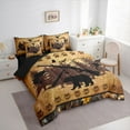 thumbnail image 3 of jejeloiu Jungle Deer Fish 7-Piece Twin Bedding Sets,Fishing And Hunting Bedding Comforter Set For Girls Boys Reversible, 3 of 8