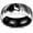 Black Color, variant on 1PC Wolf Ring -Unique Outdoor Pattern, Durable Stainless Steel, Fashionable MensSSSORY -Sleek Black Silvery Color Finish,Black Color,10