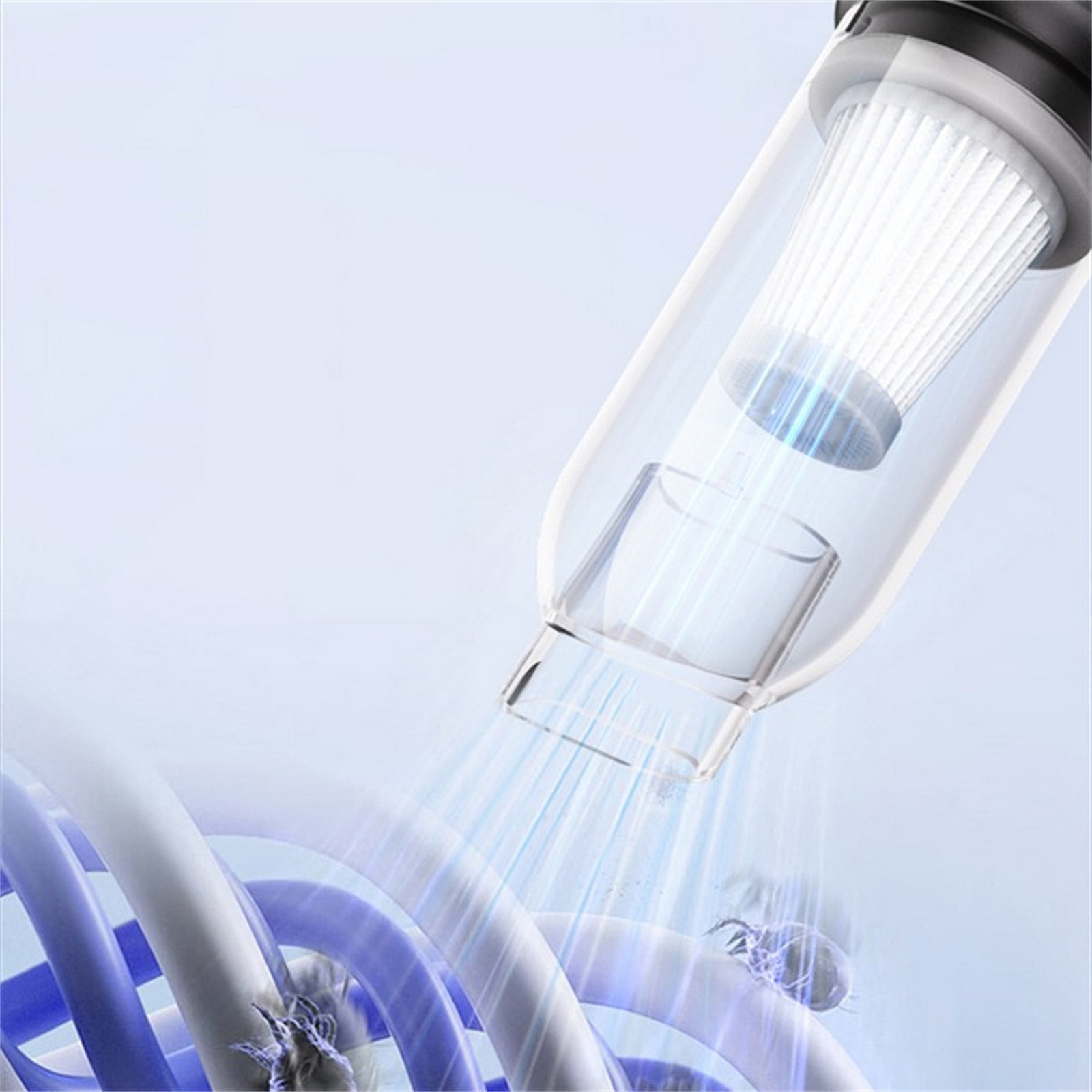 Matoen Car Vacuum Cleaner, Portable High Power Cordless Vacuum Cleaner Rechargeable Handheld Vacuum Cleaner for Vehicle Homeand Office
