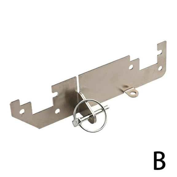 Silver-Anti-Theft Rear Door Lock for Fiat Ducato, Hatchback, Burglar Protection Kit, Rider Quotes, Boxer X250, Xgaining O, Security Door Lock
