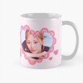 thumbnail image 1 of Tzuyu Kpop Girl Group Pink Banner Collage Design With Member Names in Hangul Classic Mug, 1 of 1