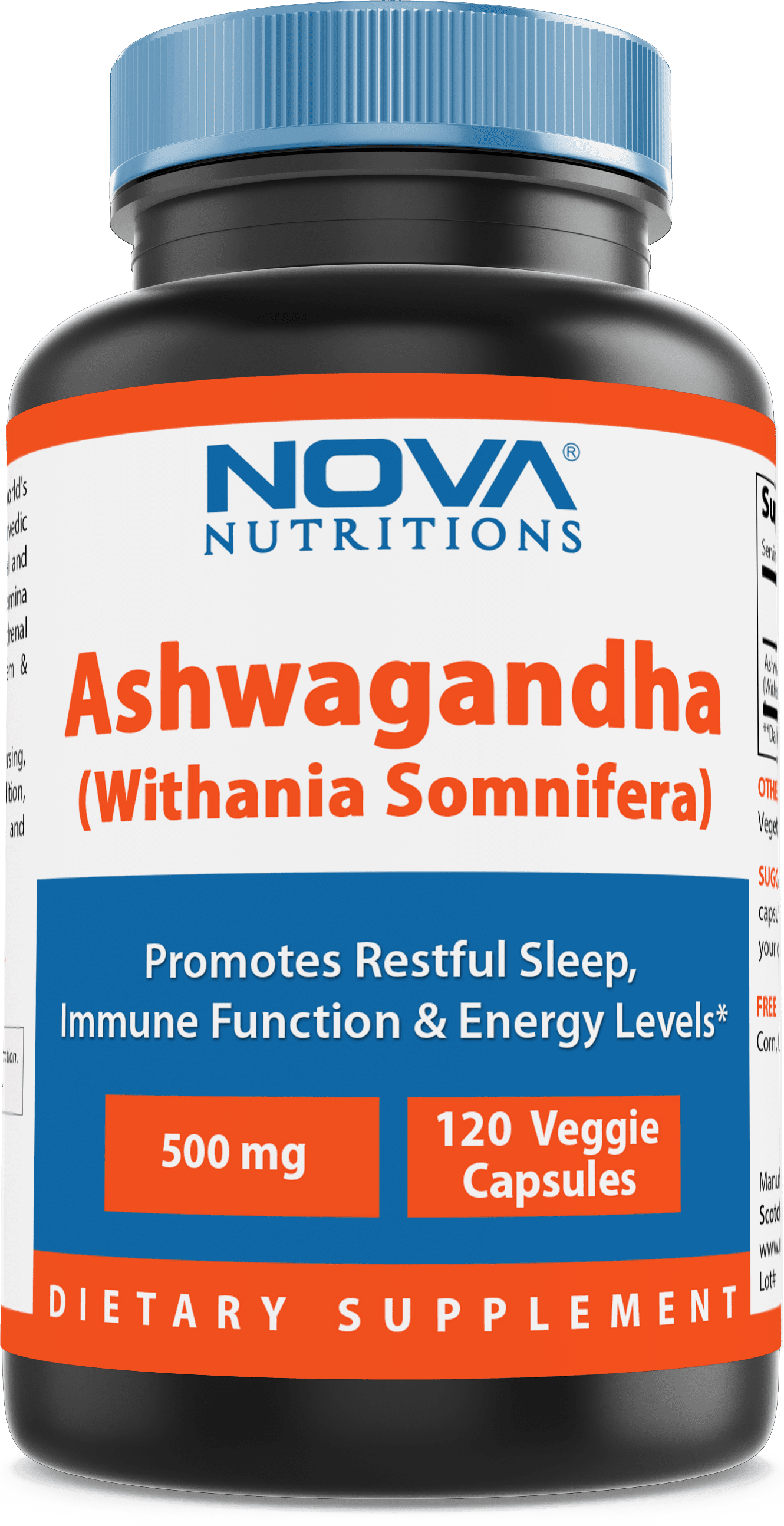 Nova Nutritions Ashwagandha 500 mg 120 Capsules