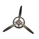 thumbnail image 4 of Decoración de pared con hélice de avión, diseño vintage, temática de vuelo, coleccionable decorativo Bronce, 4 of 9