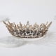 thumbnail image 4 of Corona de reina para mujer, corona de boda para novia, tiara gótica, accesorios para el cabello oscuro con diamantes de imitación para cumpleaños, fiesta de cosplay, graduación, Halloween JM, 4 of 4