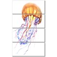 thumbnail image 2 of Méduse d'Eau Océan Orange - Impression sur Toile Animal, 2 of 3