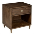 thumbnail image 1 of Home Fare Stanley One Drawer Mahogany Wood Bookshelf Nightstand, 1 of 9