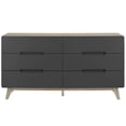 thumbnail image 3 of Origin Six-Drawer Wood Dresser or Display Stand in Natural Gray, 3 of 6