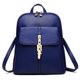 thumbnail image 1 of LHSHID casual patent pu leather Womens backpacks solid schoolbag female Rucksack women preppy style High quality school backpack, 1 of 6