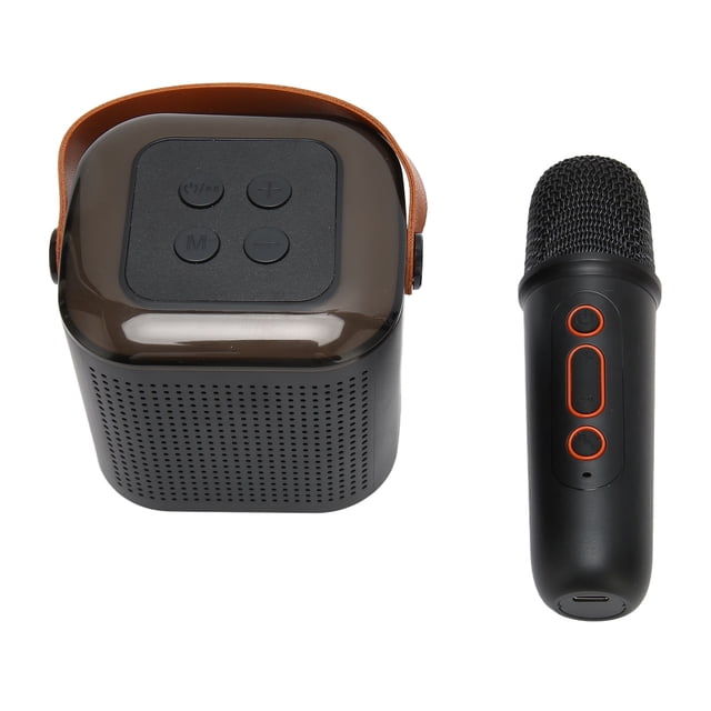 Machine de Karaoké avec 1 Microphone Sans Fil, Haut-Parleur Portable 5.3 pour Adultes et Enfants, Poignée et Lumières RGB, pour Maison, Fête, Performance, Réunion