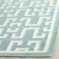 thumbnail image 4 of SAFAVIEH Dhurries Waverly Geometric Area Rug, Seafoam/Ivory, 5' x 8', 4 of 8