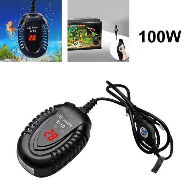 VONKY Fast Heating Aquarium Submersible Heater Mini Fish Tank LED Thermostat 100W