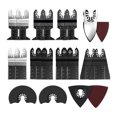 thumbnail image 3 of Sierra Oscilante Para Madera, Metal, Plástico, Universal, Oscilante, Herramienta Multifuncional, Juego De Hojas De Pulido, Juego De Papel De Lija Con Escamas Transparentes 40 Hojas seitruly TO004754-00, 3 of 6